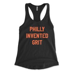 The Story The Deets The Care Sure, Gritty may be Philly's big, orange, furry, googly-eyed mascot best known for his unhinged silliness, but make no mistake about it, Gritty’s namesake is as serious as a hockey puck to the face. Named after the Grit that is Philly’s most noteworthy trait, Gritty is the embodiment of all that we love in our mascot and our city. Grit powers Philly and gives us the gumption to keep getting up no matter how many times we get knocked down. Grit makes us work hard. Gri Crab Fries, Solid Tank Tops, Hockey Puck, Philadelphia Flyers, Play Hard, Hug You, Solid Black, How Many, Work Hard