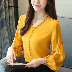 Ladies Tops Fashion Shirts, Blouse Tops Designs, Ladies Tops Blouses, Chiffon Top Designs, Ladies Blouse Designs, Fashion Shirts