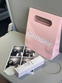 Pr Boxes Aesthetic, Glossier Girl, Baby Pink Nails, Clothing Packaging, Dewy Makeup, Balm Dotcom, Glowy Skin, Shiny Hair