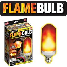 the flame bulb light is in its box