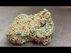 an object made out of cereal sprinkles on the ground