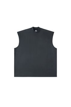 Sleeveless Tee v4 by IDLT from the Autumn/Winter '22 collection. Available in light gray, light green, dark gray, gray, and black. Made from 100% cotton, this unisex tee features an oversized fit, making it perfect for casual wear. Hand wash with water under 40°C, no bleach, and lay flat to dry. Size Chart: Size Chest (cm) Shoulder (cm) Length (cm) Sleeve S 128 56 72 / M 132 58 74 / L 136 60 76 / XL 140 62 78 / Gray Cotton Vest Top, Gray Cotton Tank Vest, Gray Sleeveless Cotton Tops, Gray Cotton Sleeveless Muscle Tee, Gray Sleeveless Top For Streetwear, Solid Color Cotton Vest For Streetwear, Relaxed Fit Tops With Dropped Armholes For Streetwear, Black Cotton Tops With Dropped Armholes, Black Cotton Muscle Tee With Dropped Armholes