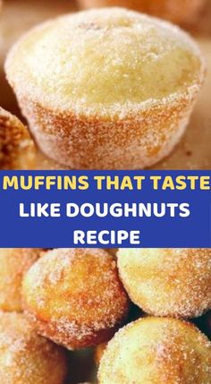 muffins that taste like doughnuts recipe