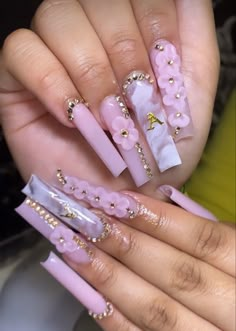 Nail Diy Easy, Silver Gradient, Long Acrylic Nail, Quick Nail, Long Acrylic Nail Designs, Star Night, Nail Polish Stickers, Glow Nails, Cute Acrylic Nail Designs