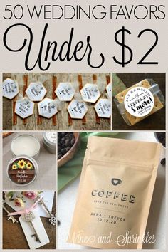 wedding favors under $ 2 50 unique & romantic wedding favors under $ 2