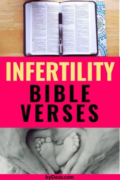 an open bible with the words what the bible has to say about inferitity