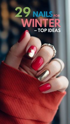 Nail Ideas For Winter, Nails For Winter, Winter Manicure, Latest Nail Trends, Winter Top, Almond Nails Designs, Almond Nail, Nail Photos, Coffin Nails Long