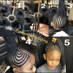 Braided Ponytail For Kids, Ponytail For Kids, Toddler Braids, Black Kids Braids Hairstyles, Cute Toddler Hairstyles, Hair Butter