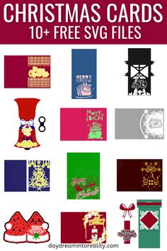 christmas cards with free svg files