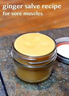 DIY Home Remedies - Ginger Salve For Sore Muscles - Homemade Recipes and Ideas for Help Relieve Symptoms of Cold and Flu, Upset Stomach, Rash, Cough, Sore Throat, Headache and Illness - Skincare Products, Balms, Lotions and Teas Sore Muscle Salve, Chili Chocolate, Sore Muscle, Chocolate Homemade, Chocolate Chili, Holistic Skin Care, Ginger Essential Oil