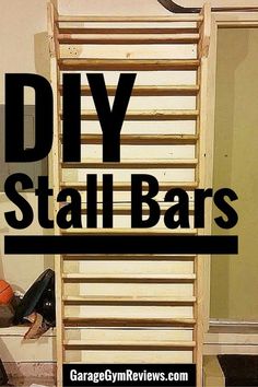 the diy tall bar is made out of pallets