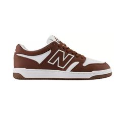 Color: White/Brown Retro Style Sneaker With A Leather Upper Perforations Near The Toe Keep Your Feet Cool Solid Heel Counter Provide Support And Stability Low-Cut Design With Classic Lace Closure Ortholite Cushion Insoles Provide Long-Lasting Comfort Durable Rubber Cupsole Provides Reliable Traction Brown Leather New Balance Sneakers, New Balance Brown Sporty Sneakers, New Balance Sporty Brown Sneakers, Brown New Balance Lace-up Sneakers, Brown New Balance Sporty Sneakers, Brown Sporty New Balance Sneakers, Sporty Brown New Balance Sneakers, Brown Lace-up New Balance Sneakers, New Balance Brown High-top Sneakers