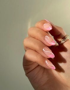 Light Pink Nail Ideas, Bubblegum Pink Nails, Light Pink Nail Polish, Pink Nail Ideas, Boho Nails, Pink Manicure, Millennial Pink, Spring Nail Designs