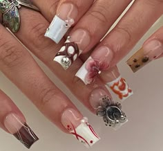 Apex Nails, Euphoria Nails, Kawaii Nails, Funky Nails, Square Nails, Long Acrylic Nails