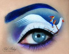 Tal Peleg: Eyelid art Eye Designs, Crazy Eyes, Eyeliner Looks