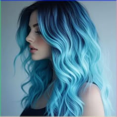 Blue Turquoise Hair, Blue Hair Dye Ideas, Pastel Blue Hair Color, Hair Colors For Blue Eyes, Blonde And Blue Hair, Simple Short Hairstyles, Sky Blue Hair, Pastel Blue Hair