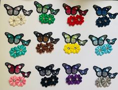 PLEASE READ: ✨ Price is for: 1 Large Butterfly, 1 Mini Butterfly, and 2 Daisy Flower Lace In's Grommet Colors subject to change based on availability Linked Photos of colors is for reference. You will only receive 4 pieces with each purchase. Color may be slightly different based off of lighting &/or screen settings FAST&FREE SHIPPING FOR ORDERS OVER $35 FROM OUR SHOP Perfect for Roller Skates, Hiking Boots, or Any other Laced Shoe. Mix and Match on either side of your happy feet 💕 5% o Roller Skate Accessories, Accessories Butterfly, Skate Accessories, Skater Gifts, Butterflies Pink, Tie Dye Shoes, Butterfly Shoes, How To Dye Shoes, Lace Accessories