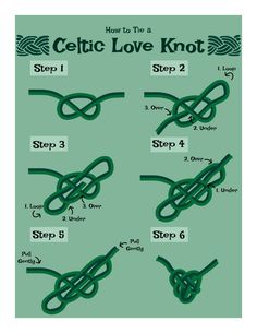 how to tie a celtic love knot step by step instructions for beginners and professionals