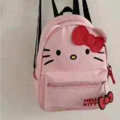 Hello Kitty Backpack Nwt Sanrio Sanrio Bags, Hello Kitty Backpack, Kitty Backpack, Sanrio Pink, Plush Backpack, Pink White, Hello Kitty, Bag Lady, Kitty