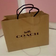 Brand New, Never Used! This Is A Size Large Coach Signature Paper Shopping Tote Bag. Imported, Made In China. Measurements: 18.5” (H) X 18” (W) X 6.8” (D). Perfect For Holiday Shopping Use! Fast Shipping. Coach Shopping Bag, Coach Zip Top Tote, Coach Bucket Bag, City Tote Bag, Convertible Tote Bag, Color Block Tote, Coach Tote Bags, Blue Tote Bag, Leather Tote Purse