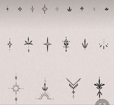 a bunch of crosses are drawn on the wall