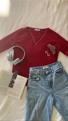 Downtown Clothes, Jersey Outfits, Outfits For Winter, California Winter, Red Outfits, Dream Outfits, Photo Insta, Pinterest Closet