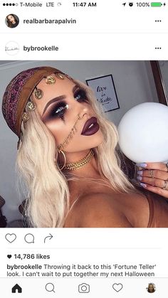 For more gorgeous makeup looks, outfit ideas, food inspirations and much more....... Just check out @tjimp Halloween Makeup Witch, Halloween Makeup Pretty, Pretty Halloween, Halloween Makeup Inspiration, Halloween Tattoo, Halloween Costumes Makeup, Halloween Makeup Looks