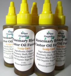 Rosemary Black Castor Scalp Oil Fusion 2 oz., Brina Organics BENEFITS * Rosemary contains Iron, calcium, and vitamin A. * Apply to hair edges * Great for scalp care * Herbal hair oil * Great for braids, locs, etc. * Natural hair product  INSTRUCTIONS Apply a few drops to the scalp 1-2 days a week. Massage into the scalp for a few seconds, and style hair as desired.  INGREDIENTS Organic Rosemary herb, Organic Jamaican black castor oil, and Organic sage herb.  Enjoy your purchase, thanks (c) 2023 Homeopathic Recipes, Hair Smoothie, Hair Edges, Herbal Hair Oil, Organic Hair Oil, Sage Herb, Rosemary Herb, 4c Hair Care, Braids Locs