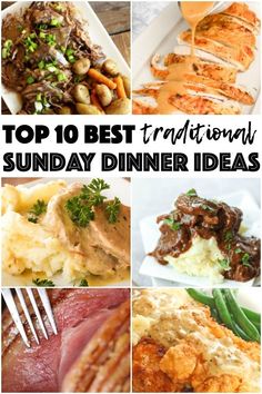 the top 10 best traditional sunday dinner ideas