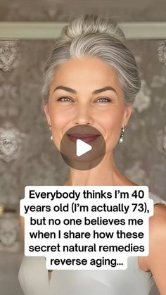 Healthy Talks | Here are the natural remedies that helped me reverse aging and feel fabulous! #AntiAging #NaturalRemedies #AgelessBeauty #WellnessJourney... | Instagram How To Reverse Aging, Anti Aging Face Cream Diy, Susan After 60, Mouth Wrinkles, Spa Stuff, Healing Skin, Medical Tips, Anti Aging Hands, Fabulous 50