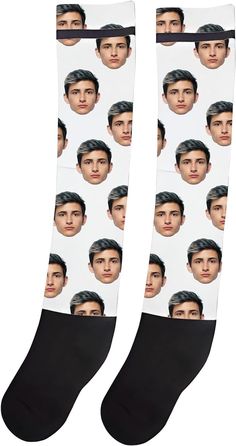 Elevate your sock wardrobe with our Custom Socks Personalised Socks with Multiple Photo Faces! Perfect for adding a personal touch to your style, these socks allow you to showcase multiple faces of your loved ones, pets, or any cherished image. Crafted with premium materials, they promise both comfort and durability.  Key Features: - PERSONALISED DESIGN: Customize with multiple photo faces for a unique touch.  - PREMIUM MATERIAL: Made from 100% high-quality polyester for lasting comfort.  - PERF Personalised Socks, Socks With Dogs On Them, Print Socks, Personalized Socks, Custom Socks, Socks And Hosiery, Hosiery, Daily Outfits, Quick Dry