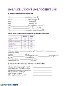 the worksheet is filled with words and phrases to help students understand what they are doing