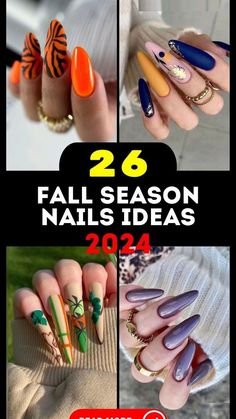 Basic Fall Nails, Fall Nail Art Ideas, Fall Season Nails, Plaid Nail Art, Simple Art Designs, Season Nails, Brown Nail Polish