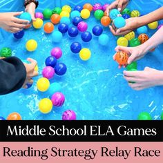 the middle school ela games reading strategy relay race is fun for all ages and abilities