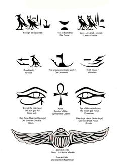 the egyptian symbols and their meanings