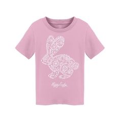 You can't go wrong with this Floral Ornamental Bunny Easter Tee Toddler's -Image by Shutterstock that gives you an authentic style everyday. This T-shirt has been made for your everyday superior comfort. This T-shirt also makes an amazing gift for any occasion and it's a sure bet that the person will love it! If You Love Cute Adorable, Funny Bunnies And Spring Then You Might Find This Design Perfect For Your Child! Toddler's Pink T-shirt. Satisfaction Guaranteed! Size: 5T.  Gender: unisex. Easter Tees, Easter T Shirts, Bunny Easter, Funny Bunnies, Kids Clothes Boys, Pink T Shirt, Pink Tshirt, Boys Shirts, Easter Bunny