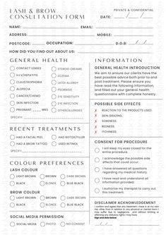 a white and black checklist with the words,'social media awareness form '