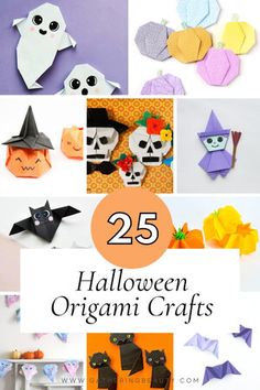 25 halloween origami crafts for kids to make