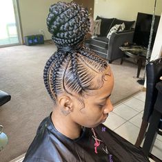 6 Braids Hairstyles, 6 Braids Hairstyles Black, 6 Braids, Cornrows Updo, Hair Care Essentials, Corn Row, Vacation Hair, Cornrow Ponytail