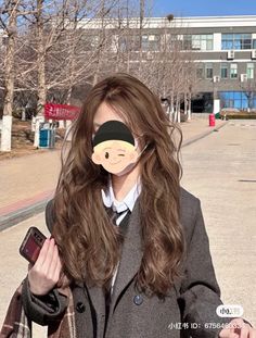 Aesthetic Brown Hair Color, Hair Asian Color, Korean Hair Color Milk Tea Brown, Mill Tea Brown Hair, Korean Brown Hair With Highlights, Bubble Tea Brown Hair, Dark Milk Tea Brown Hair, Milky Tea Brown Hair Color, Milktea Hair Colors Korean