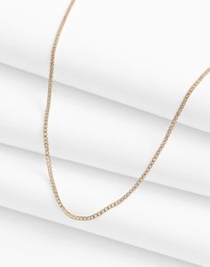 ' Length: 14' with a 3' extender chain for adjustable length. Gold-plated sterling silver, cubic ziconia. Lobster clasp closure. Nickel-safe. Please note: Demi-Fine pieces can be polished back to their original state with a soft cloth if there''s any tarnishing. Imported.' Tennis Necklace, Gold Plated Sterling Silver, Prong Setting, Lobster Clasp, Madewell, Cubic Zirconia, Tennis, Gold Plate, Sparkle