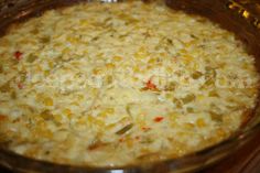 a casserole dish is shown on the stove