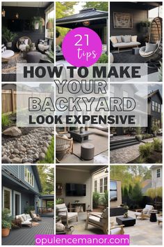 how to transform your backyard into a luxurious oasis on a budget.  Pictures of incredible decks and patios that you can do DIY Stunning Landscaping, Landscaping Elements, Backyard Sitting Areas, Diy Patio Ideas, Comfortable Outdoor Furniture, Outdoor Lounge Area, Backyard Furniture, Backyard Entertaining, Patio Diy