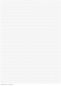 a graph paper with lines drawn on the top and bottom, as well as an image of