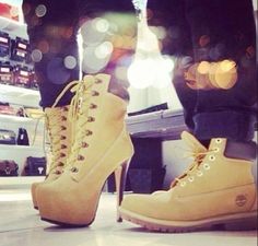 Love This picture Couple Shoes, Timberlands, Couple Outfits, Shoe Obsession, Shoe Style, Shoe Game, Timberland Boots, Cute Shoes, Me Too Shoes