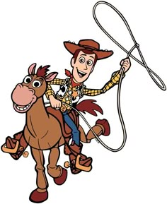 a man riding on the back of a horse while holding a lasso in his hand