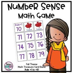 Number Sense Math Game-Fall ThemeNumber Sense Math Game is a fun and engaging way for students to practice their number sense skills. With 10 decks of number cards ranging from 1-100 or 1-200, students can skip count by 1, 2, 3, 4, 5, 6, 7, 8, 9, and 10 to put the numbers in numerical order and collect treasure cards. This game is perfect for classroom use or at home for extra practice.