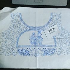 Aari Work Blouse Wedding Tracing Paper, Aari Work Tracing Patterns, Aari Design