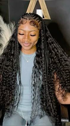 Pretty Hair Styles Braids, Braids With Hair In The Back, Vacation Hairstyles Black Women, Funali Braids, Stitch Feed In Braids, Houston Trip, Feed In Braids, School Hair, Braid Hairstyle