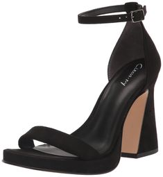 PRICES MAY VARY. Circus NY Holmes Heeled Sandal The Holmes heels are your reliable go-to, taken to the next level. An architectural heel is complemented by an ankle strap for added support. PU upper Synthetic lining with a cushioned foam footbed Adjustable buckle closure on the ankle strap Open, square toe silhouette Black High Heel Sandals, Black Strappy Heels, Brown Heels, Heeled Sandal, Ankle Strap Heels, Strappy Heels, High Heel Sandals, Strap Heels, Sam Edelman